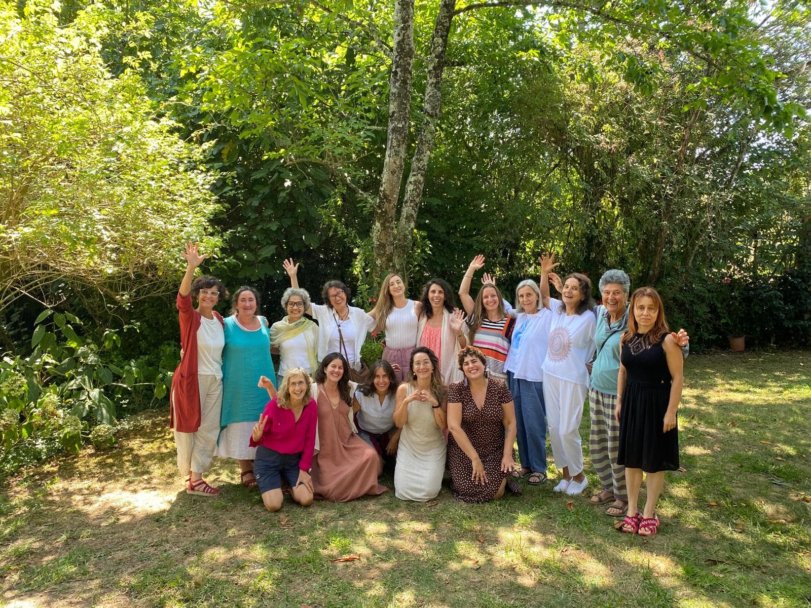 Grupo de participantes del retiro